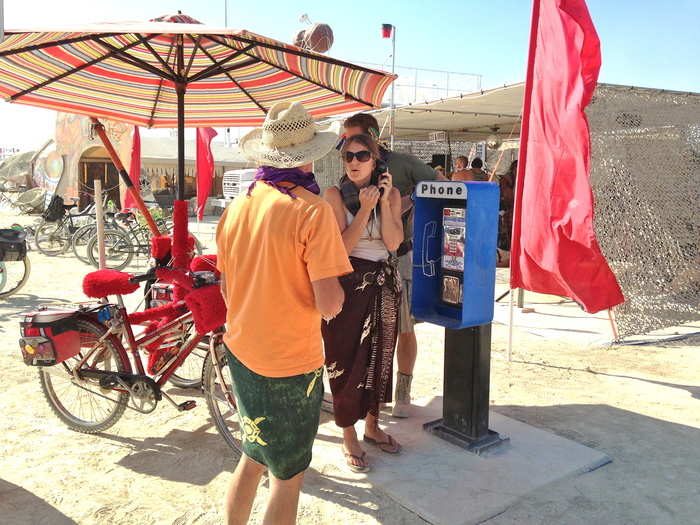 A working pay phone. (There was absolutely no cell phone reception.)