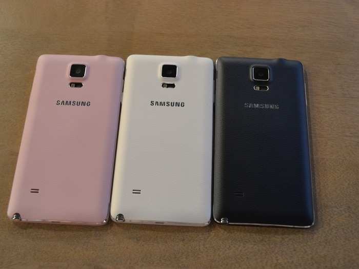 We can expect to see the Note 4 launch in pink, white, and black.