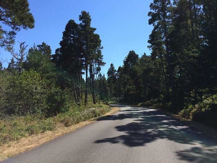 The actual resort is set in a ways from the road, so if you have to go to the bathroom, don