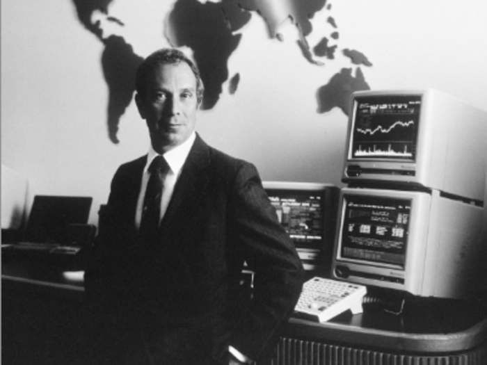 In 1982, Merrill Lynch purchased 22 terminals and invested $30 million in Bloomberg