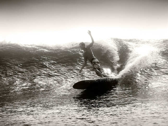 Braun says that while the Gulf of Mexico will never be mistaken for the Pacific or the Atlantic, it can still produce large, surf-worthy waves.