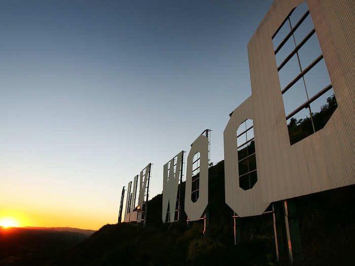 Original Hollywood sign - $450,400