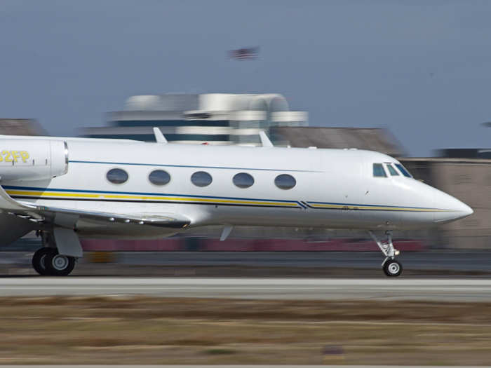 Private Gulfstream II jet - $4.9 million