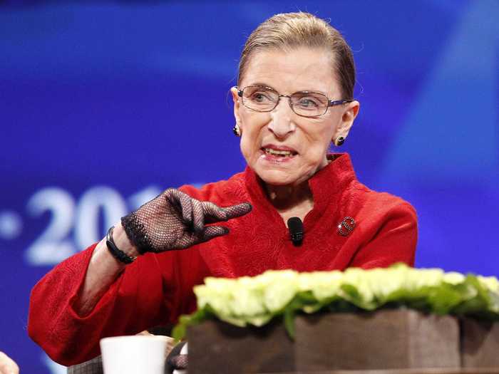 Ruth Bader Ginsburg, Supreme Court Justice, majored in government at Cornell University