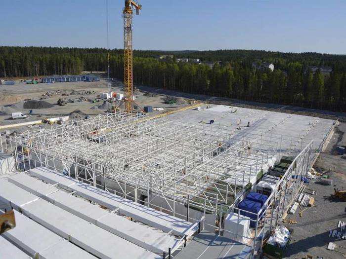 Facebook began construction on its data center in Lulea, Sweden, last August.