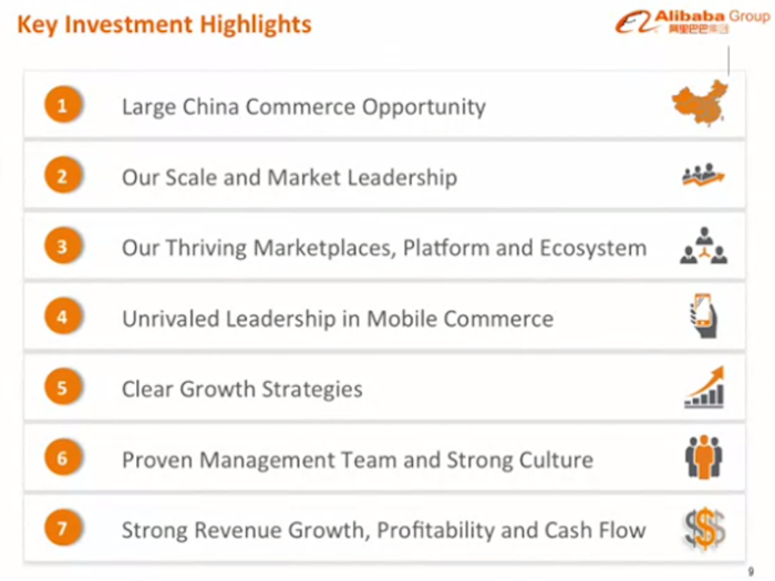 Alibaba sees a huge opportunity in China.