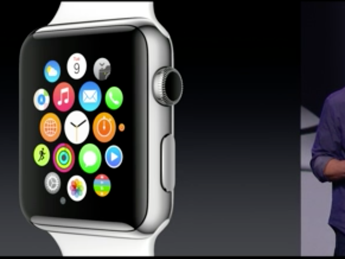 The homescreen is a series of dots. Each dot is an app. The watch is touchscreen, so you can swipe.