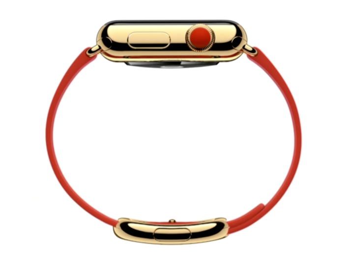 Apple has made a variety of different straps in different materials and colors so you can customize your Apple Watch.