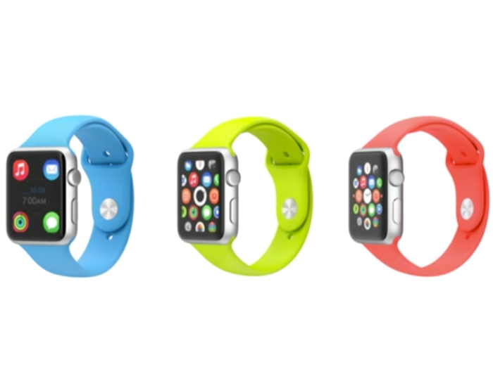 Apple Watch Sport has an aluminum casing.