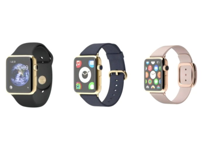 The Apple Watch Edition is made from 18 karat gold.