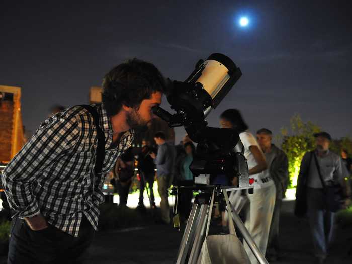 Stargaze on the High Line on Tuesday evenings through the end of October. The event is free and open to the public, with members of the Amateur Astronomers Association of New York on hand to explain what you