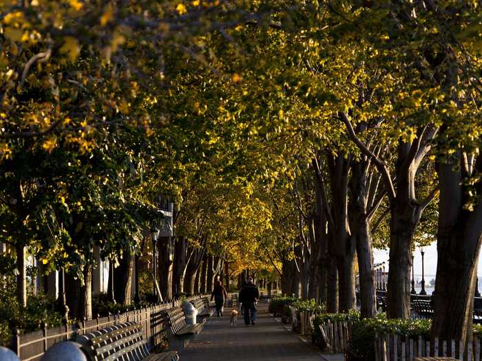 Grab a hot beverage and stroll through one of New York