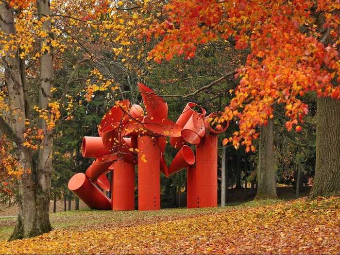 Picnic at the Storm King Arts Center, an open-air sculpture garden in New Windsor, about an hour and 15 minutes from New York City.