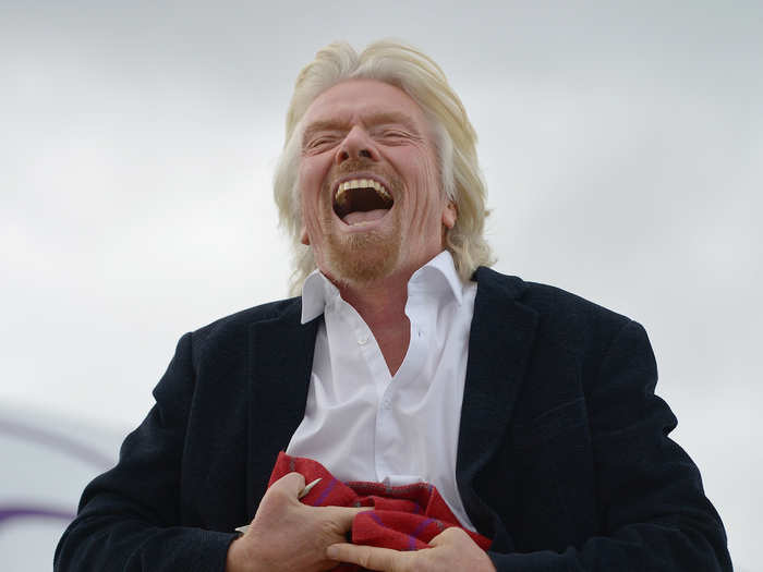 Branson likes to describe his sense of humor as "cheeky."