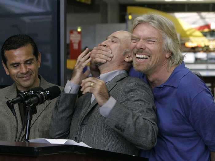 Branson hires people who share his enthusiasm for media pranks, as shown by the time he silenced Virgin Blue (now Virgin Australia) CEO Brett Godfrey at a news conference in 2008.