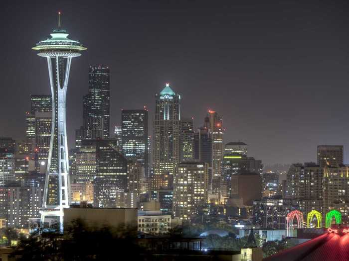 16. The Space Needle, in Seattle, Washington, gives the skyline a futuristic feel. When you’re there, you’ll definitely want to check out the view from the top, too.