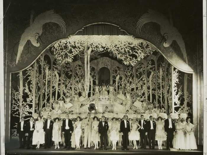 The Ziegfeld Theater on 54th Street and 6th Avenue opened in 1927 with a performance of Rio Rita. It was torn down in 1966 to make room for a skyscraper.