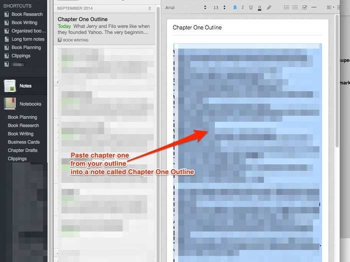 Paste the chapter one part of the outline. It