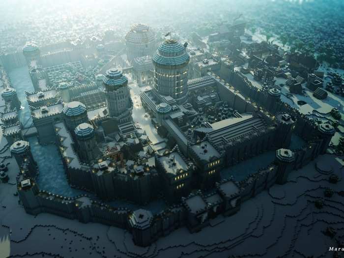 Of course players decided to try their hand at building Winterfell from the HBO show "Game of Thrones." But it doesn