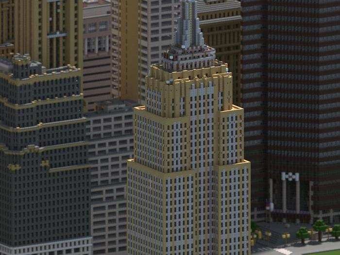 This replica of the Empire State Building is just part of this player