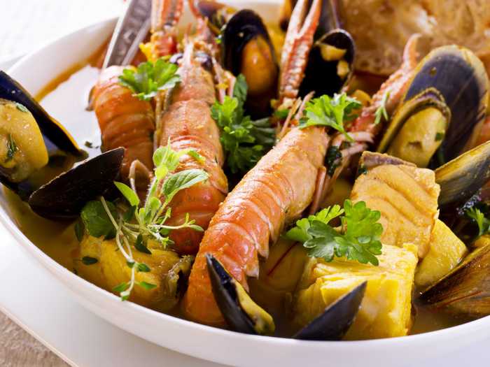 Slurp up a bowl of bouillabaisse (fish stew) in its birthplace, Marseille.