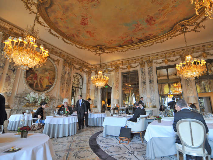 Eat at a 3 Michelin-starred restaurant, like Le Meurice in Paris.