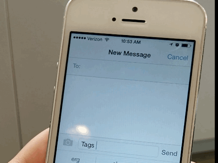 With iOS 8, you can install third-party keyboards like Swype.