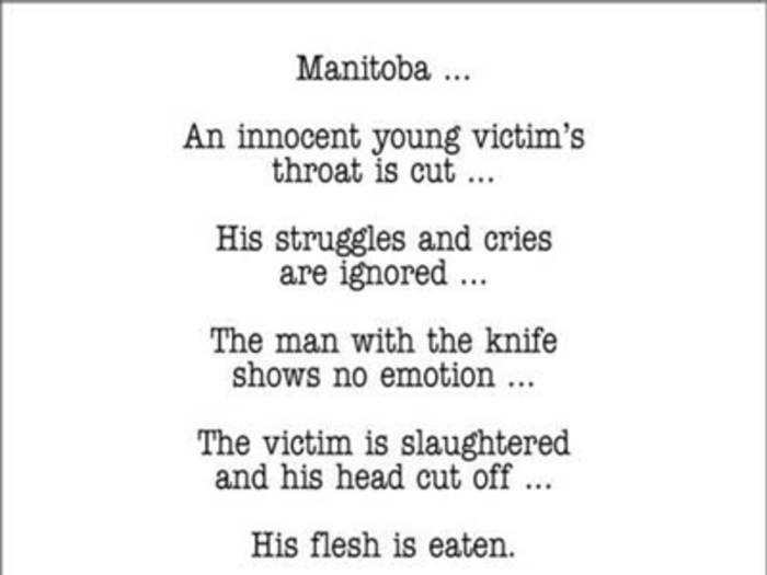 Even the tragic and disturbing Manitoba Greyhound bus beheading wasn