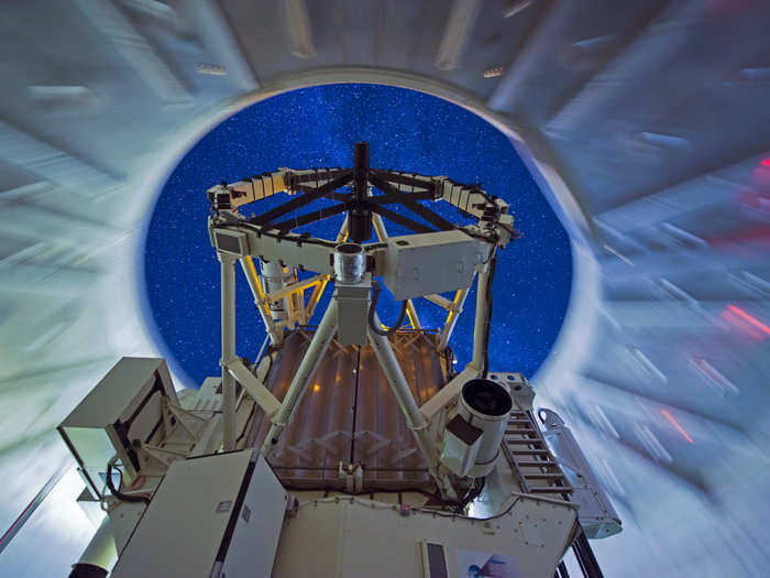 The 3.67-meter telescope, known as the Advanced Electro-Optical System and owned by the Department of Defense, is the United States