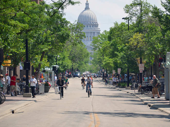 1. Madison, Wisconsin