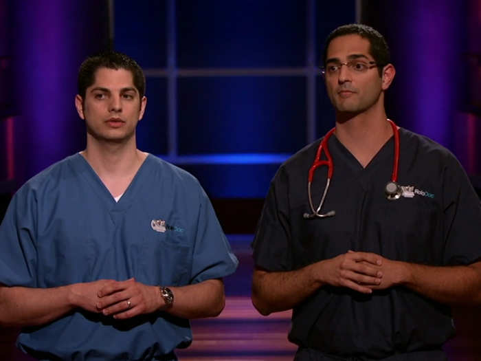 Brothers Richard and Albert Amini pitch a social media app for doctors.