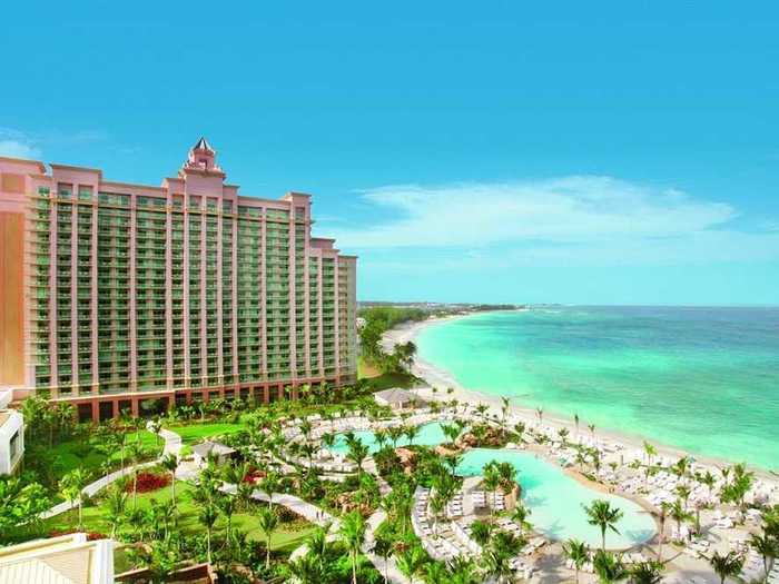 9. Paradise Island, Bahamas: $398 per night