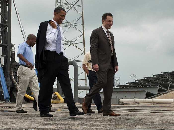 And did we mention he took President Obama on a tour of SpaceX