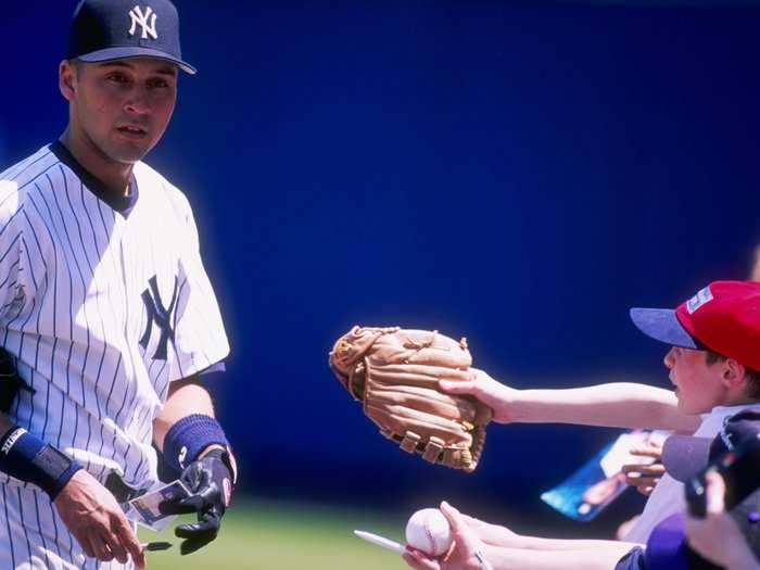 Jeter made just $130,000 his rookie season and $1.43 million in his first 3 seasons combined.