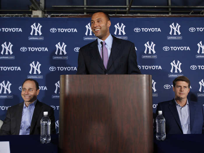 However, Jeter never really tested the free agency market and re-signed with the Yankees for $51 million over 3 years.