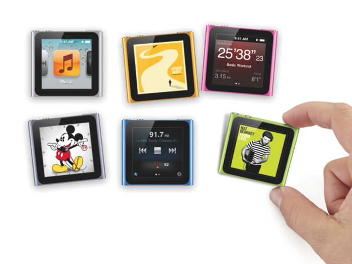 Square-shaped iPod Nano