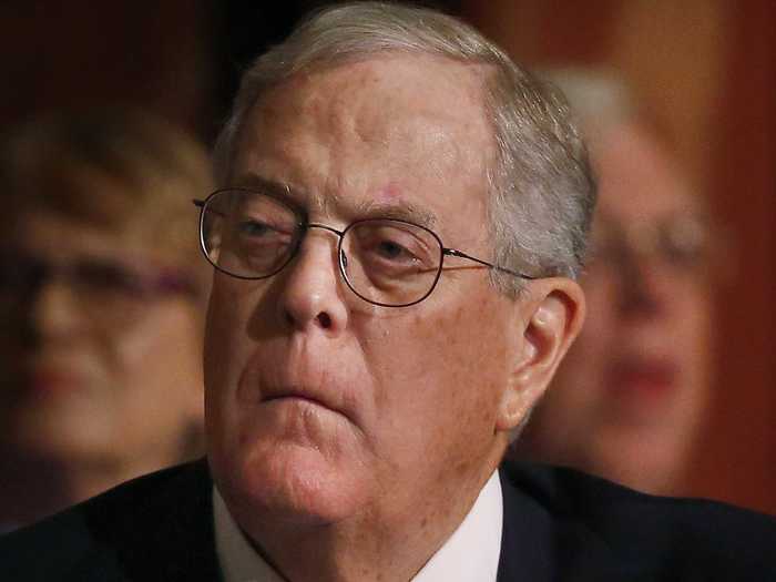 #4 (TIE) David Koch is worth $42.9 billion