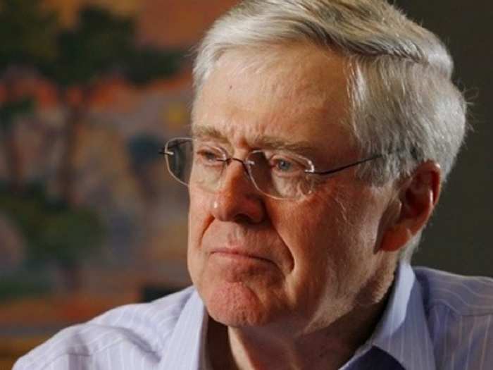 #4 (TIE) Charles Koch is worth $42.9 billion