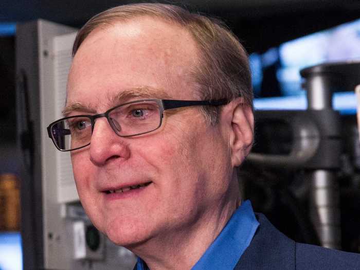 9. Paul Allen is worth $17 billion.