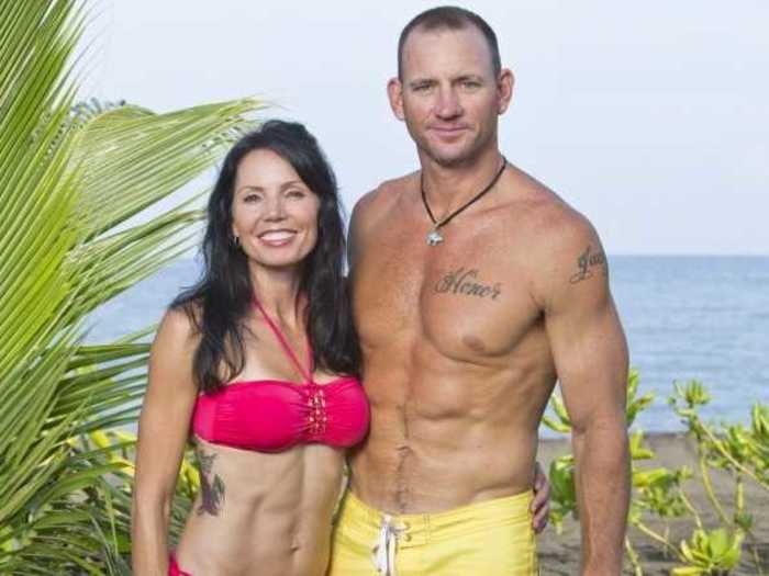 Here is Brad Culpepper with his wife on the show "Survivor." He says it was pretty easy to lose 80 pounds because just stopped eating all the food needed to maintain his playing weight.