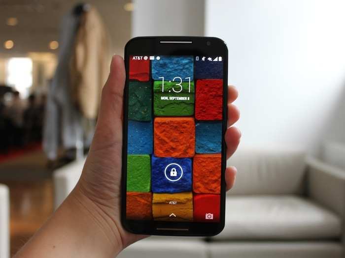 On the Moto X, you can give your phone instructions without even having to touch it.