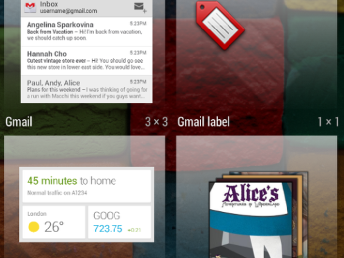 Add widgets to your Android phone