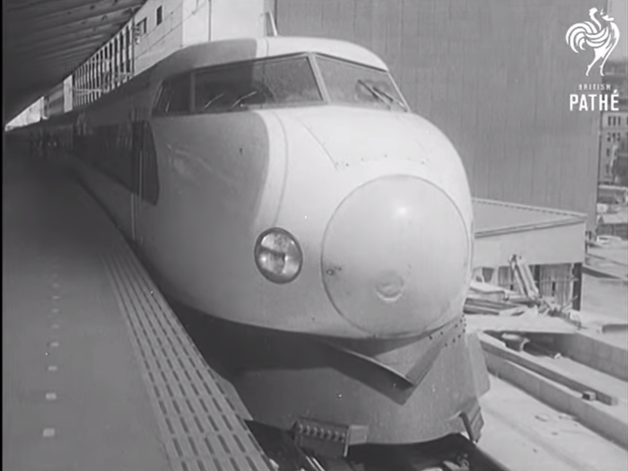 The first bullet train trip left Tokyo for Osaka at 6:00 AM on the morning of Oct. 1, 1964...