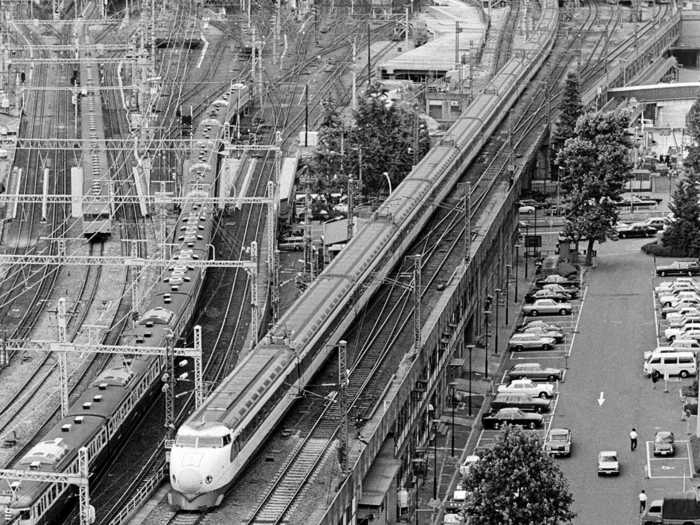 Four and a half hours later, the Shinkansen arrived at its destination.