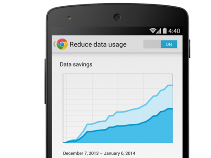 Adjust bandwidth management in Chrome to make sure you don