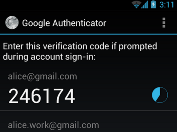 Use Google Authenticator to keep your information safe.