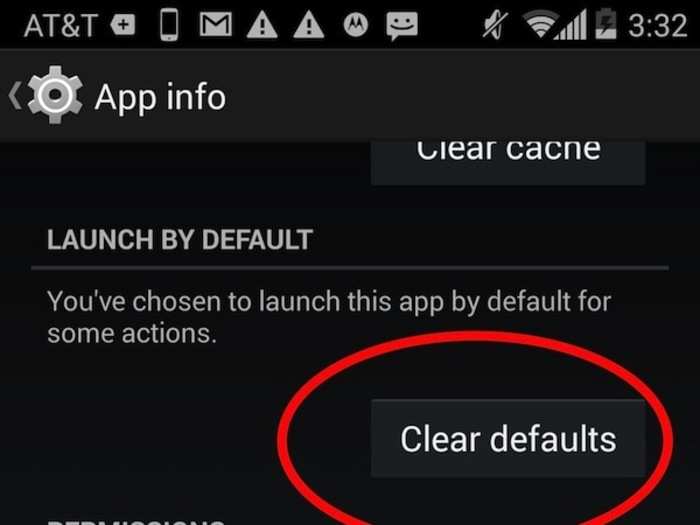 Change your default apps in the Settings menu.