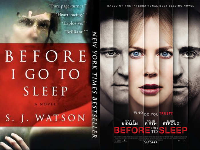 "Before I Go To Sleep" by S. J. Watson