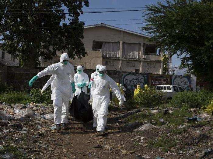 To intercept further spread, health workers wear protective gear and carefully disinfect the bodies they retrieve. They also routinely bury or burn any personal items, like clothing or blankets, that could be contaminated.