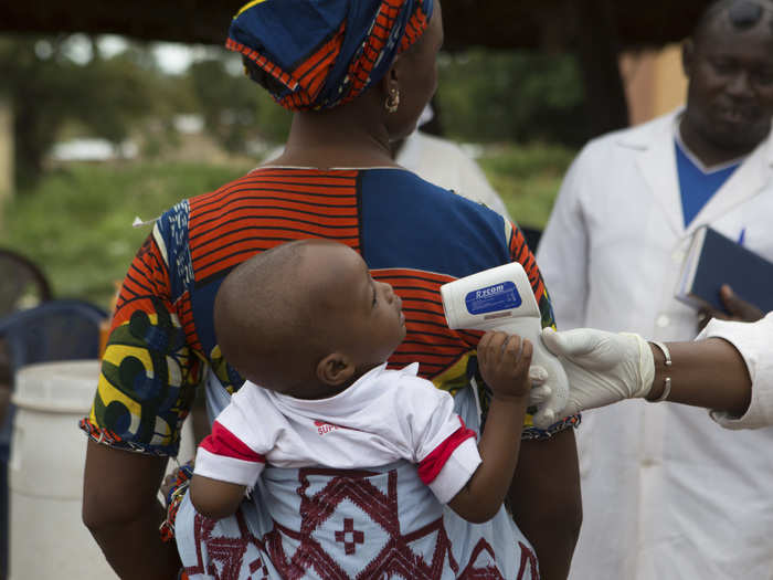 Even babies have to be screened.